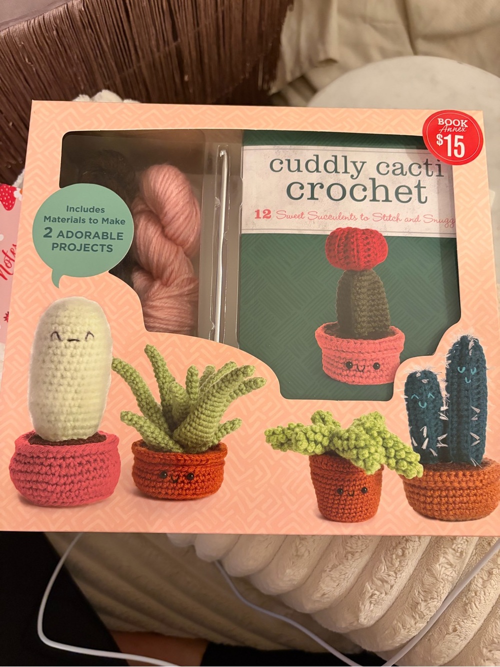 NWT cacti crochet kit